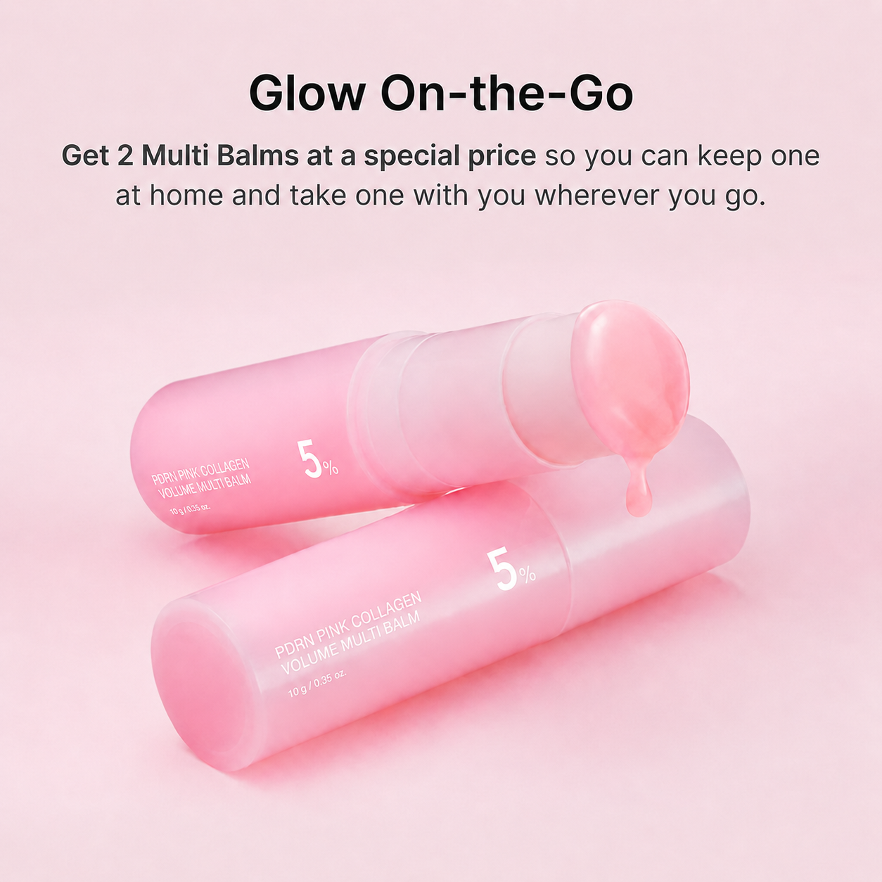 💜LAST DAY - BUY 1 GET 1 FREE💜Pink Collagen Balm – Contains Volufiline ingredient + collagen. Targets hollow areas, restores volume. Like a pillow for your face. Last day – stack up! 🛍️💎