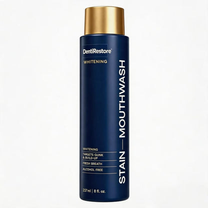 DentiRestore | Whitening Mouthwash: Rinse Away Stains, Reveal Your Brightest Smile