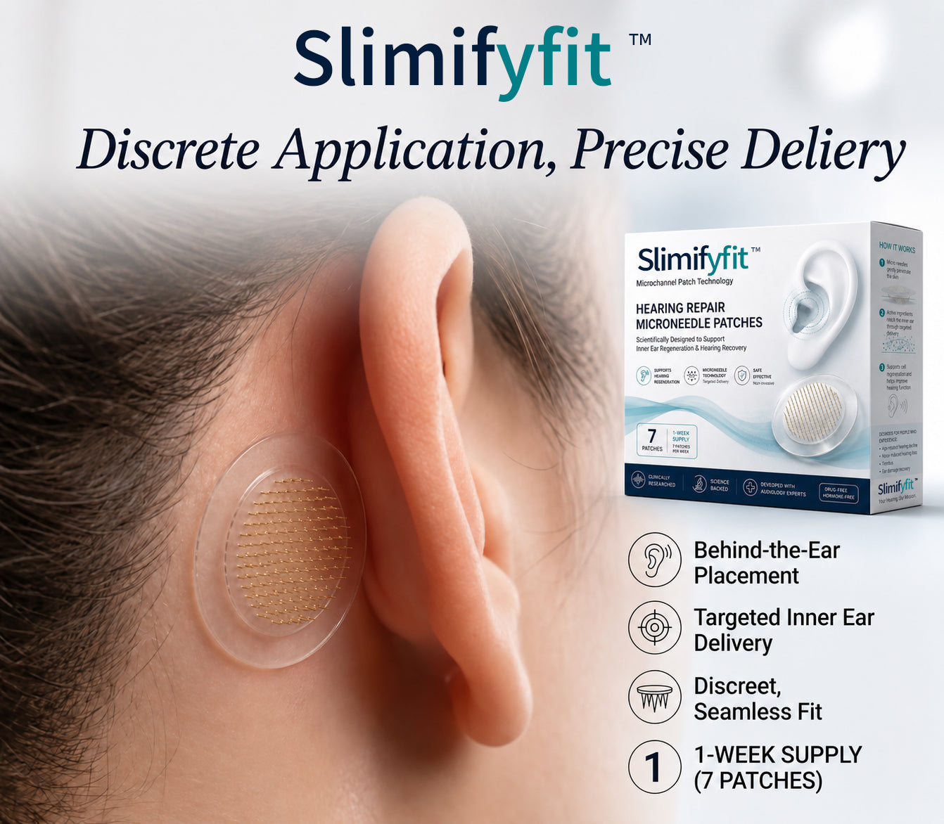 HEARING SUPPORT MICRONEEDLE PATCHES