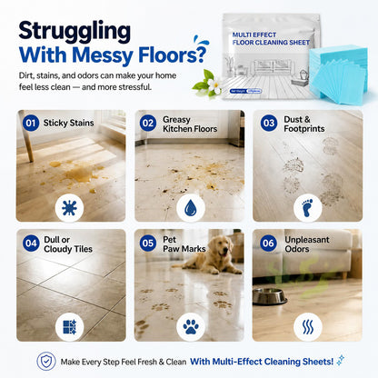 🔥Water-Soluble Floor Cleaning Sheets