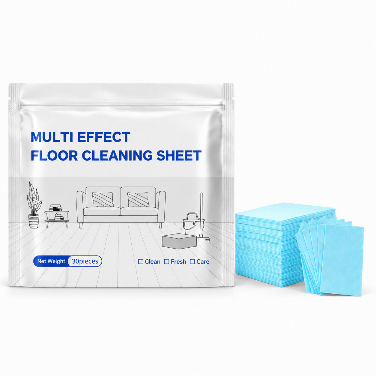 🔥Water-Soluble Floor Cleaning Sheets