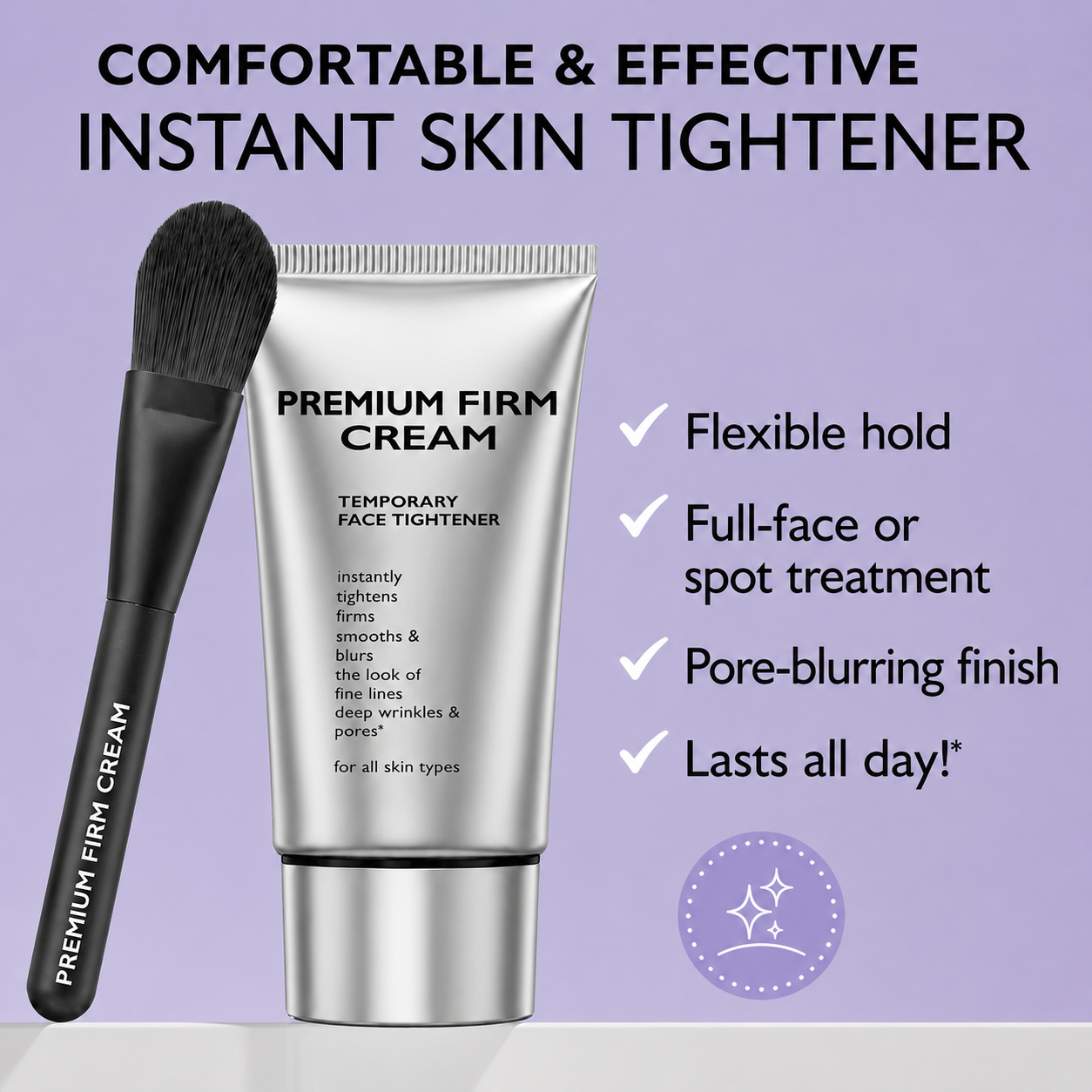 Instant Temporary Face Tightener-Wear Formula