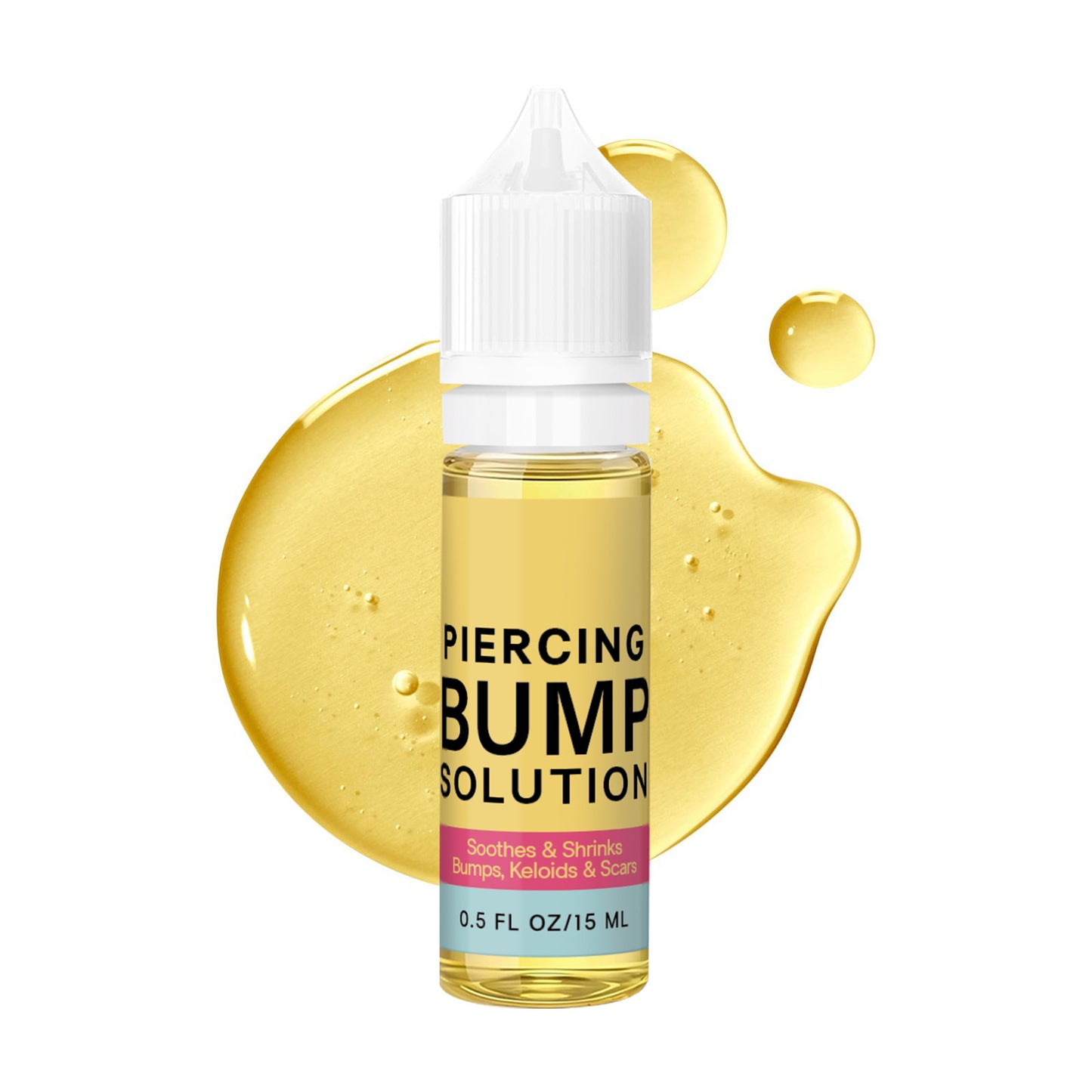 Piercing Bump Solution - Soothing Essential Oil for Piercing Bumps Keloids & Scars - 15ml Gentle Blend with Rosemary Tea Tree for Nose Ears Body Piercings