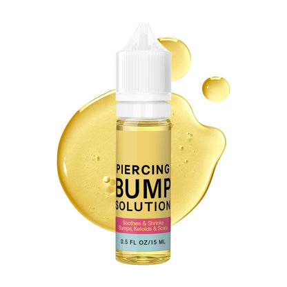 Piercing Bump Solution - Soothing Essential Oil for Piercing Bumps Keloids & Scars - 15ml Gentle Blend with Rosemary Tea Tree for Nose Ears Body Piercings
