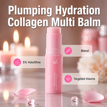 💜LAST DAY - BUY 1 GET 1 FREE💜Pink Collagen Balm – Contains Volufiline ingredient + collagen. Targets hollow areas, restores volume. Like a pillow for your face. Last day – stack up! 🛍️💎