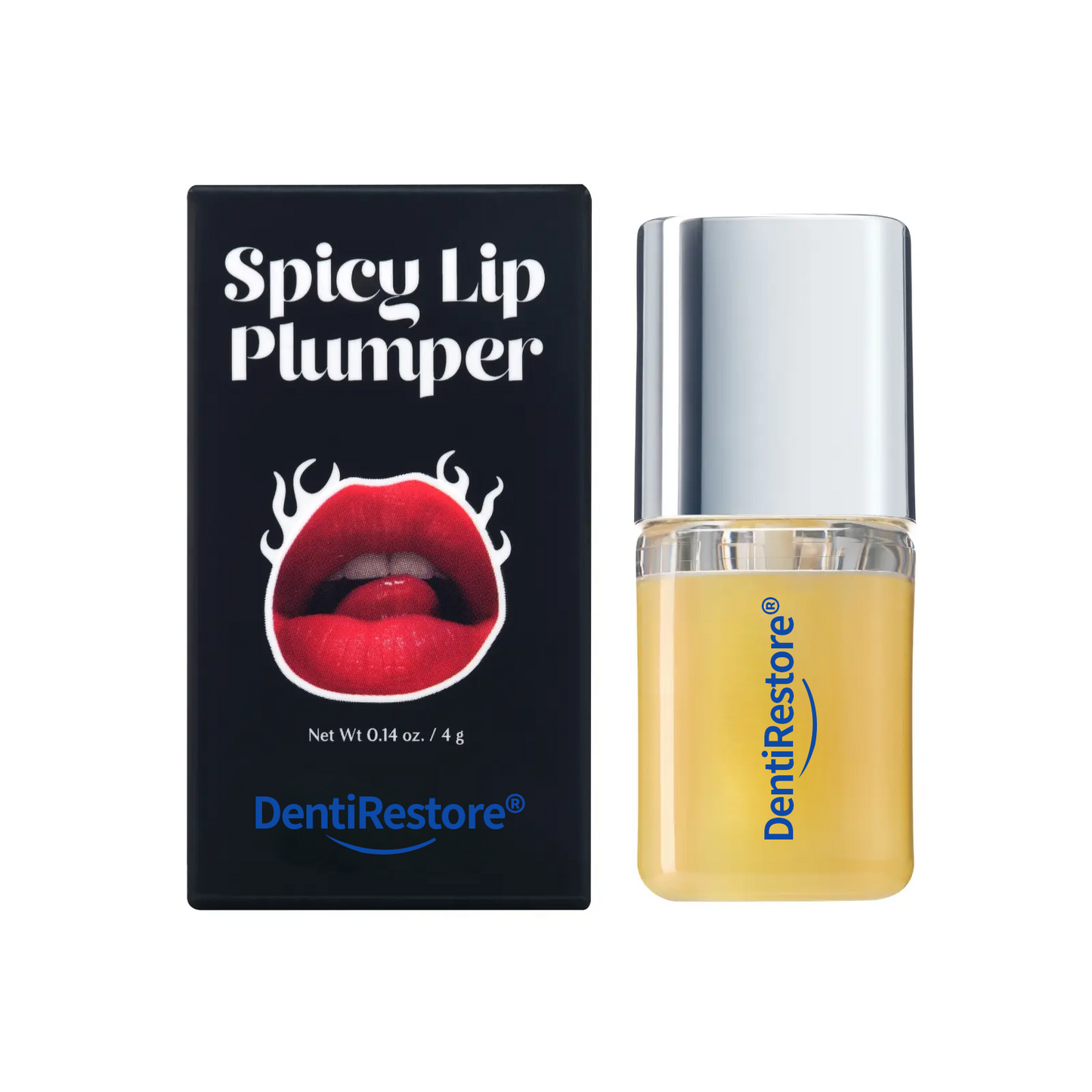 Spicy Lip Plumper — Fuller-Looking Lip Plumper Gloss, Non-Sticky, High-Shine Finish