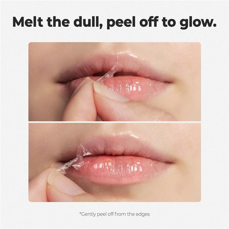 Cooling Peel-Off Lip Mask,Peel Away Dry Flakes for Softer, Smoother-Looking Lips