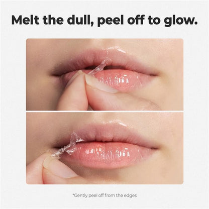 Cooling Peel-Off Lip Mask,Peel Away Dry Flakes for Softer, Smoother-Looking Lips