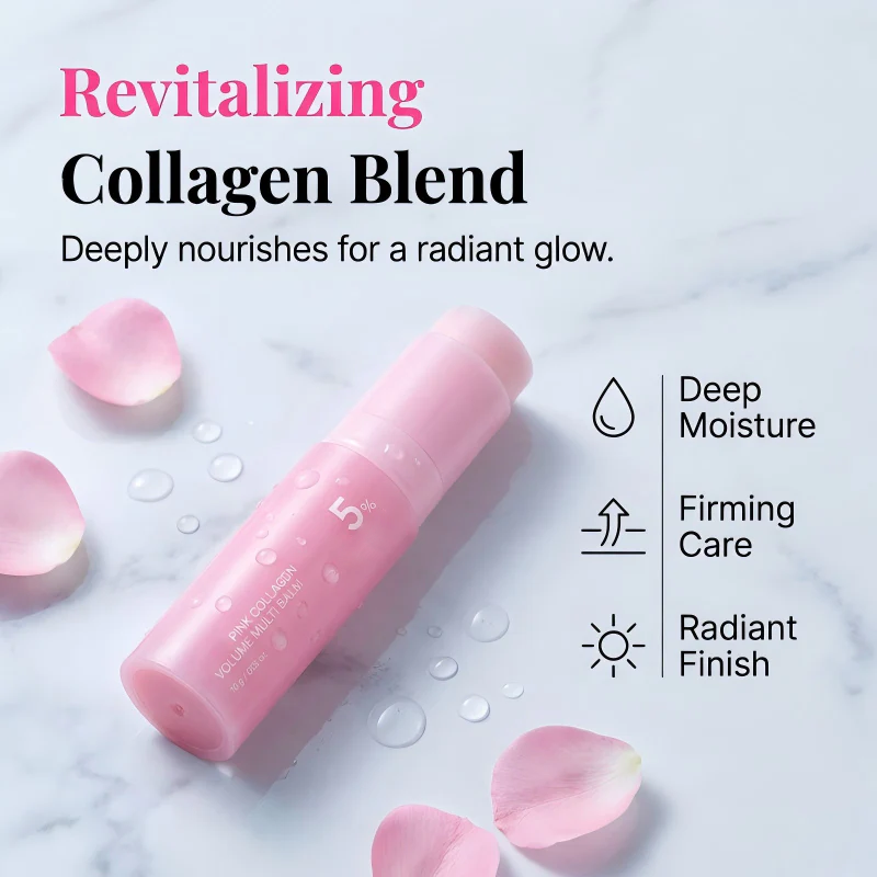 💜LAST DAY - BUY 1 GET 1 FREE💜Pink Collagen Balm – Contains Volufiline ingredient + collagen. Targets hollow areas, restores volume. Like a pillow for your face. Last day – stack up! 🛍️💎