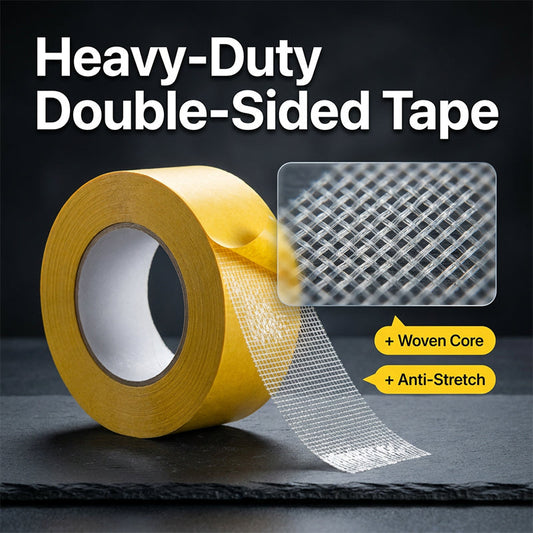 🔥LAST DAY SALE - BUY 1 GET 1 FREE!!⚡50K+ SOLD!🏠High-Tack Double-Sided Mesh Tape